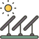 solar panels graphic