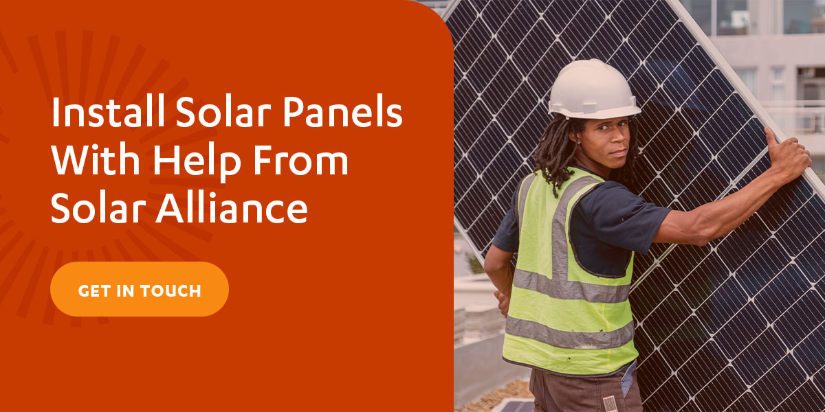 install solar panels with help from solar alliance