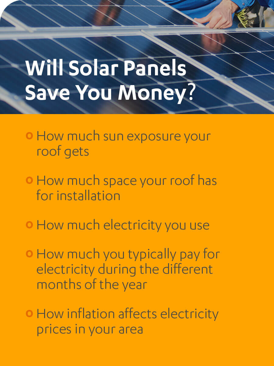 will solar panels save you money?