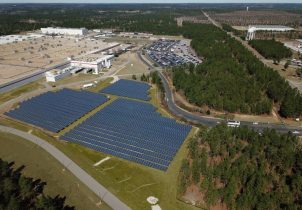 large solar array