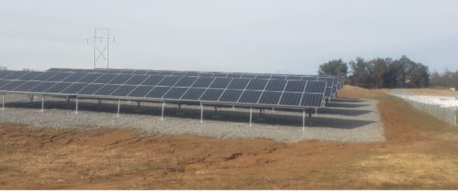 solar array in ag setting