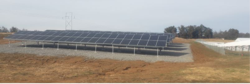 solar array in ag setting