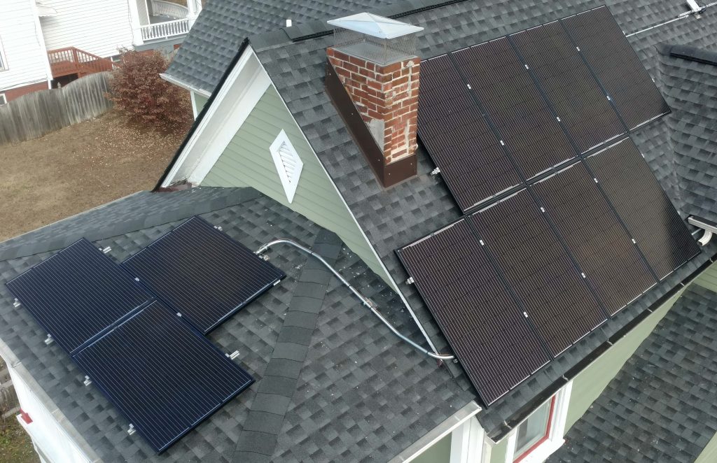 Rooftop solar provides distributed power