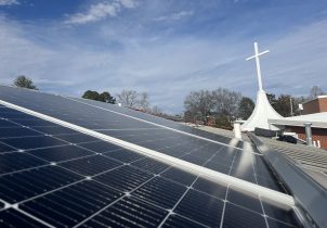 Rooftop solar for church