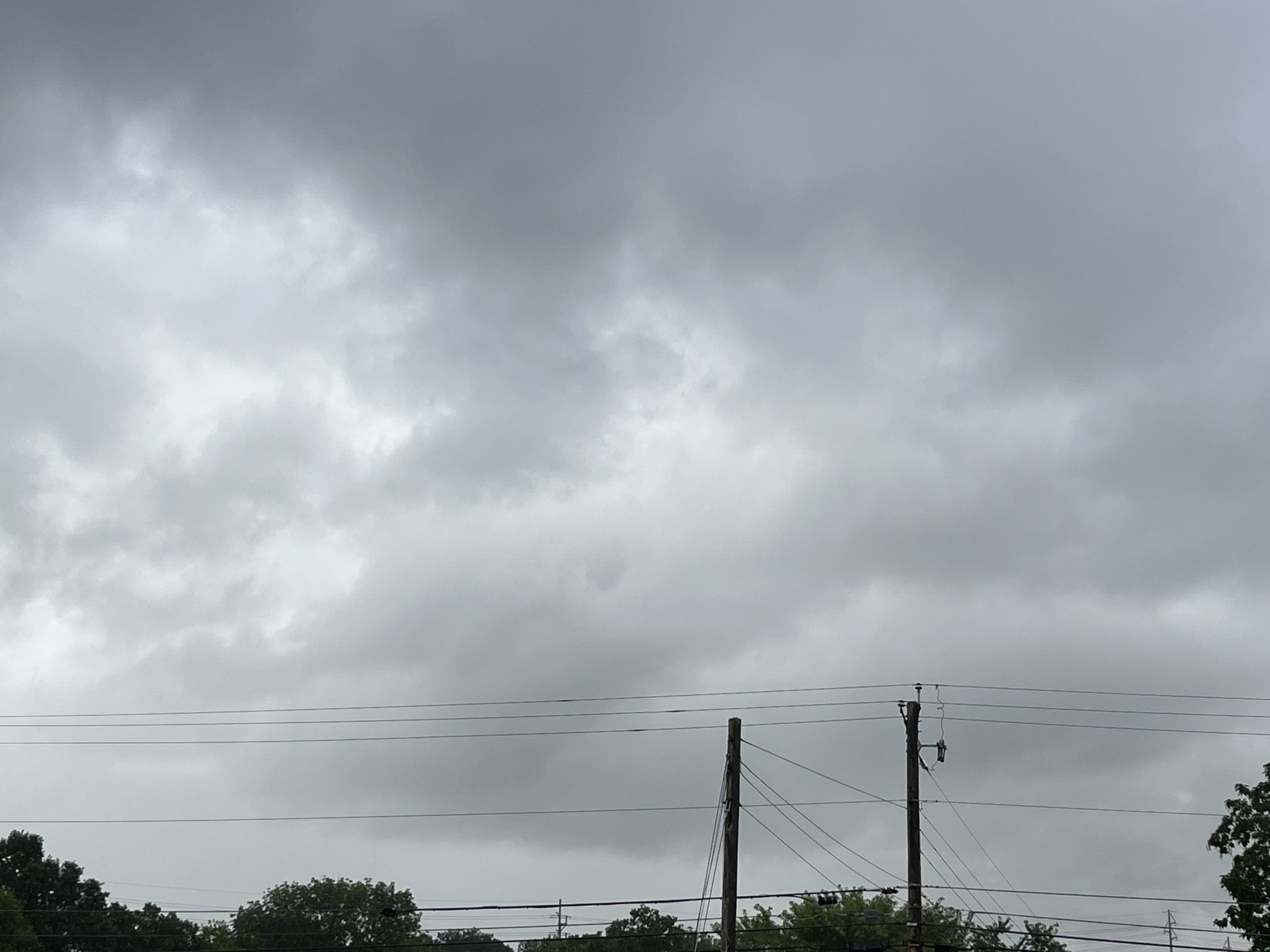 Stormy summer morning in Knoxville, Tennessee