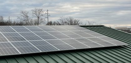 Rooftop solar on metal roof