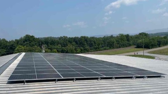 Rooftop solar for a moonshine warehouse