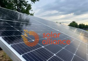 ground solar array