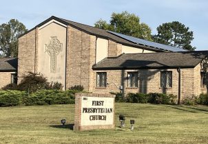 church with solar rooftop system