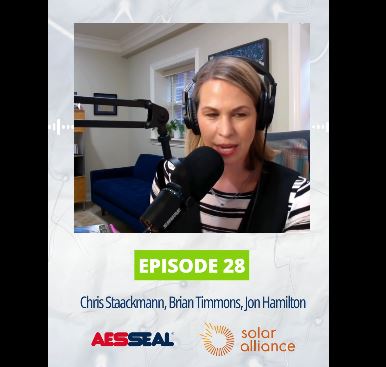 podcast visual of host