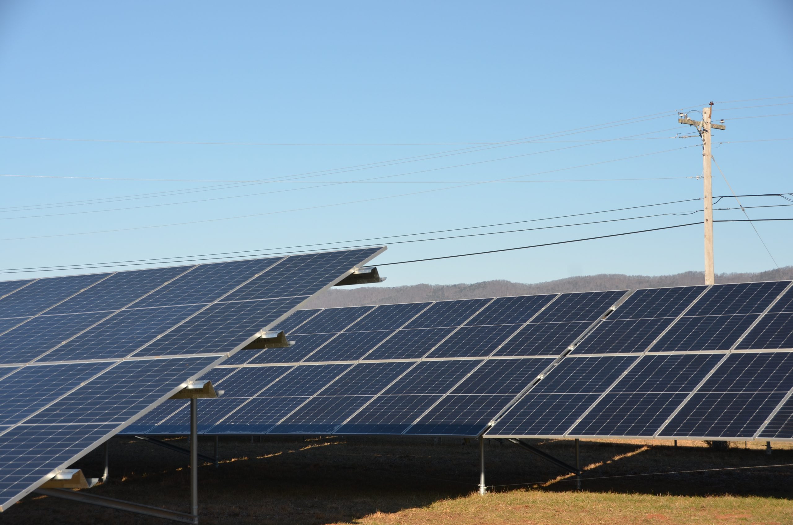 commercial solar array