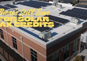 rooftop solar on office building