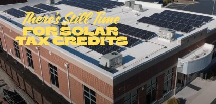rooftop solar on office building