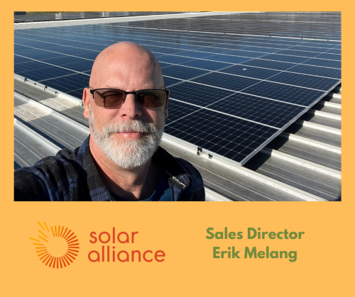 New Solar Alliance Sales Director Erik Melang