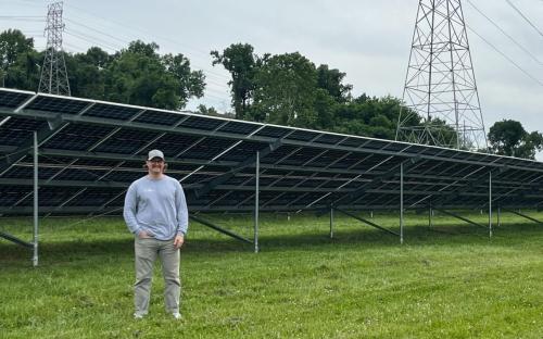Solar Alliance Sales Director Tom at KUB Community Solar