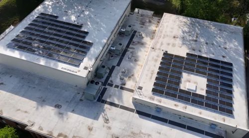 Dual Rooftop PV System (photo courtesy City of Knoxville)