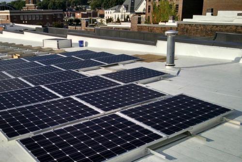 Shopping Center Rooftop in Morristown